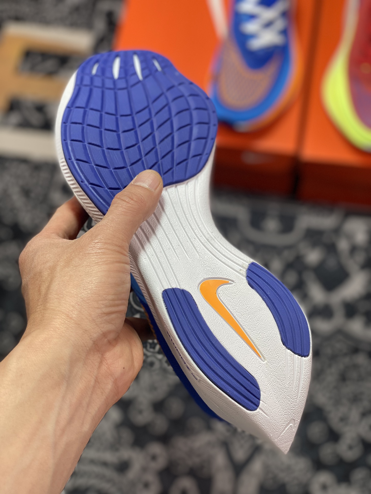 220 原装级别 Nike ZoomX Vaporfly Next% 2 白蓝橙 马拉松跑步鞋二代 FD0713-400