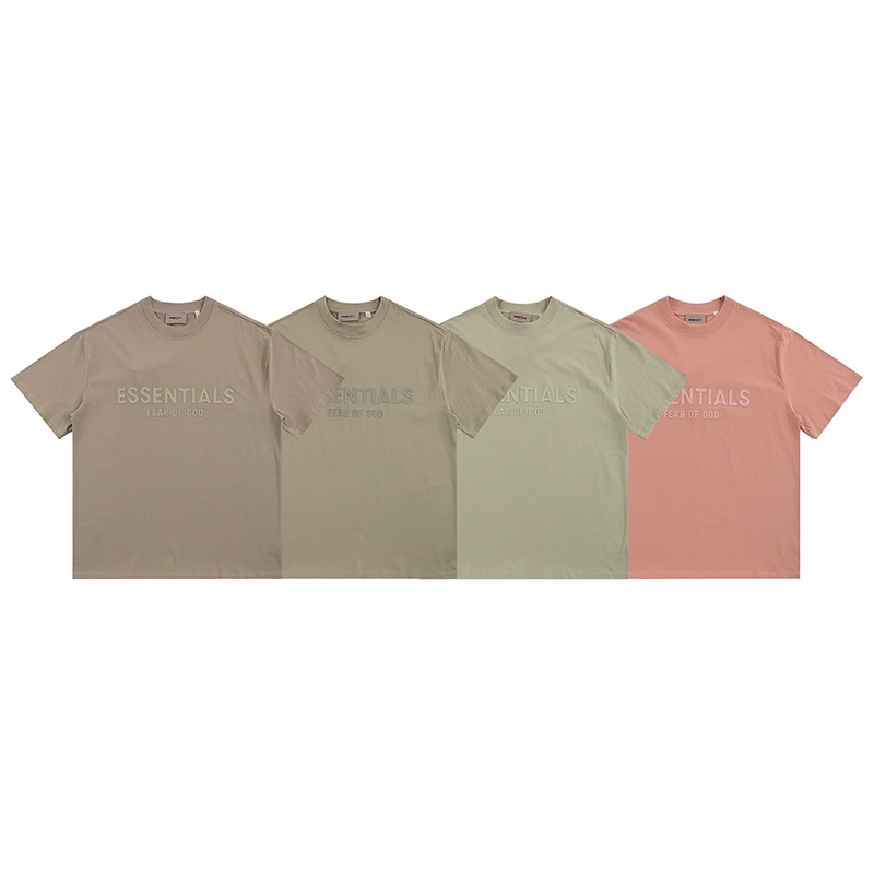 ESSENTIALS FOG前字母短袖
款号：2303# 
颜色：苔藓色 粉色 草...