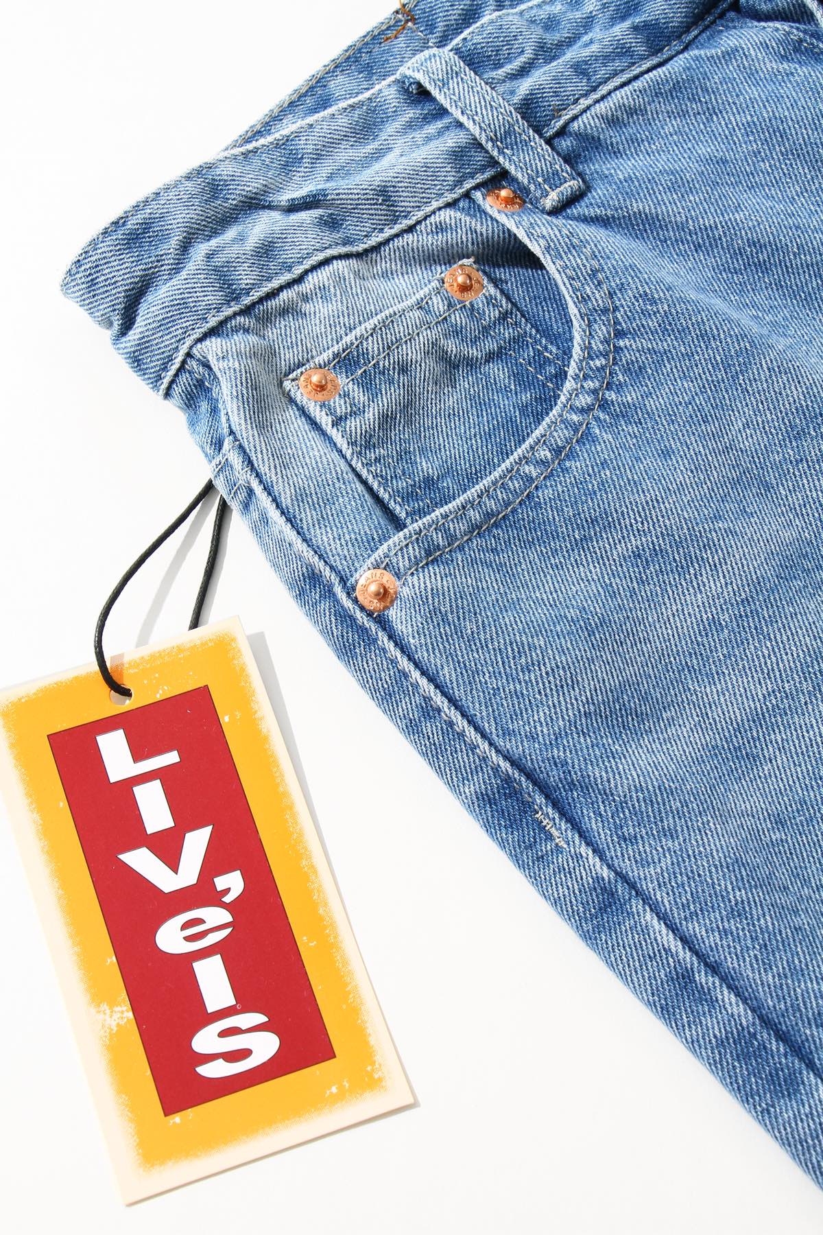 Stussy x Levi’s 李维斯150周年浮雕牛仔裤 4