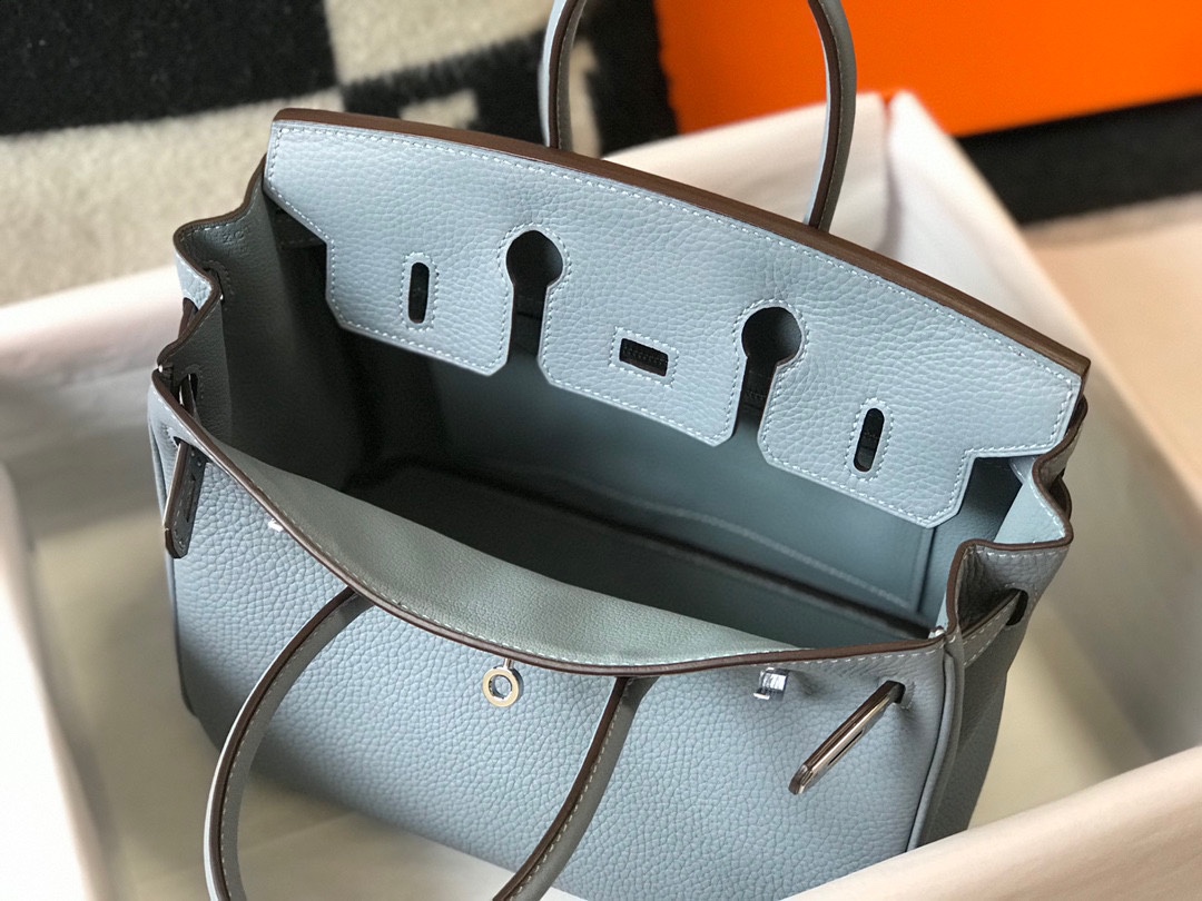 Hermès-birkin愛馬仕アルチザンTOGOシリーズのカラーブロック女性用バッグ