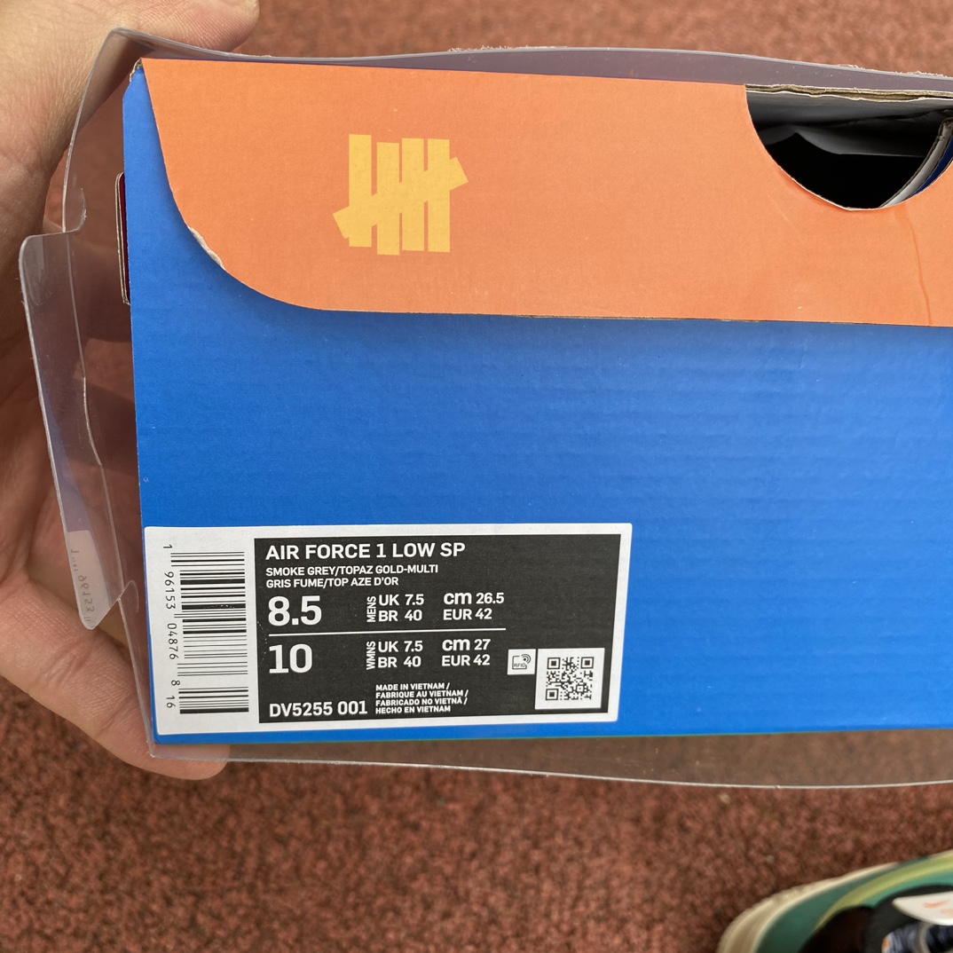 AF1漆皮拼接灰蓝绿尺码36-45N