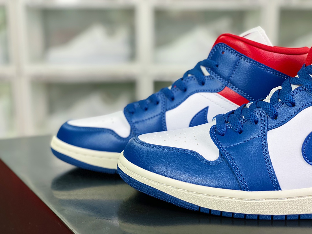 280  Wmns Air Jordan 1 Mid”Grey Sail”AJ1乔丹一代中帮经典复古文化休闲运动篮球鞋“灰白2.0”BQ6472-115