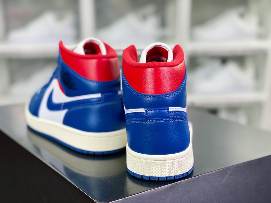 280  Wmns Air Jordan 1 Mid”Grey Sail”AJ1乔丹一代中帮经典复古文化休闲运动篮球鞋“灰白2.0”BQ6472-115