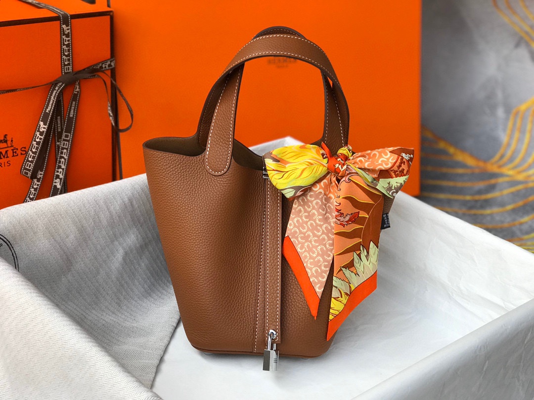 Picotin シルバー金具アップグレード版 菜籠 18cm・22cm