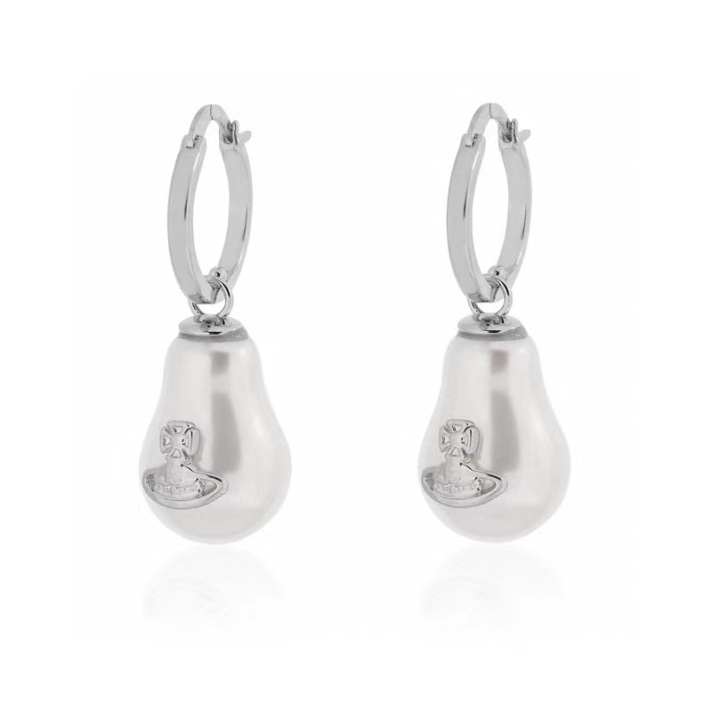 NO:103430,New today, Queen Mother of the Cialis Gourd Pearl Earrings, one-some gold material, Queen Mother of the Cialis earrings, earrings19860909今日上新 西太后葫芦珍珠耳环一亚金材质,西太后耳钉,earrings,Jewelry