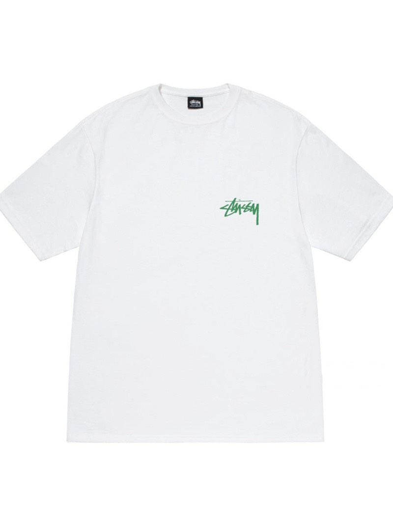 Stussy 2023 Spring/Summer Loose Cotton T-shirt in Black, Tibetan, White – 230g, SMLXL - 图片 3