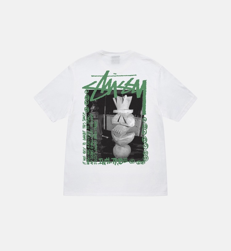 Stussy 2023 Spring/Summer Loose Cotton T-shirt in Black, Tibetan, White – 230g, SMLXL - 图片 4
