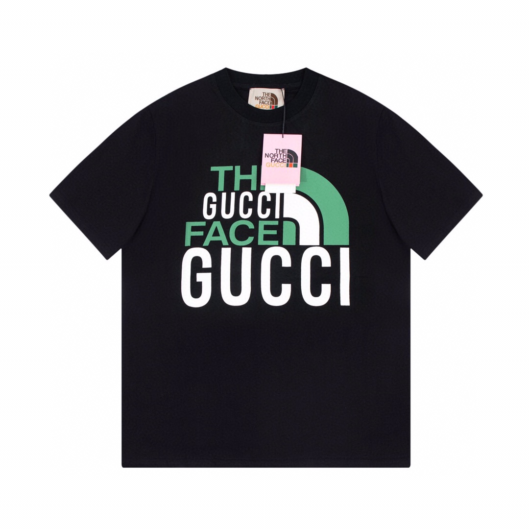 GUCCI 古驰 23Fw最新北面TNF联名限定系列短袖