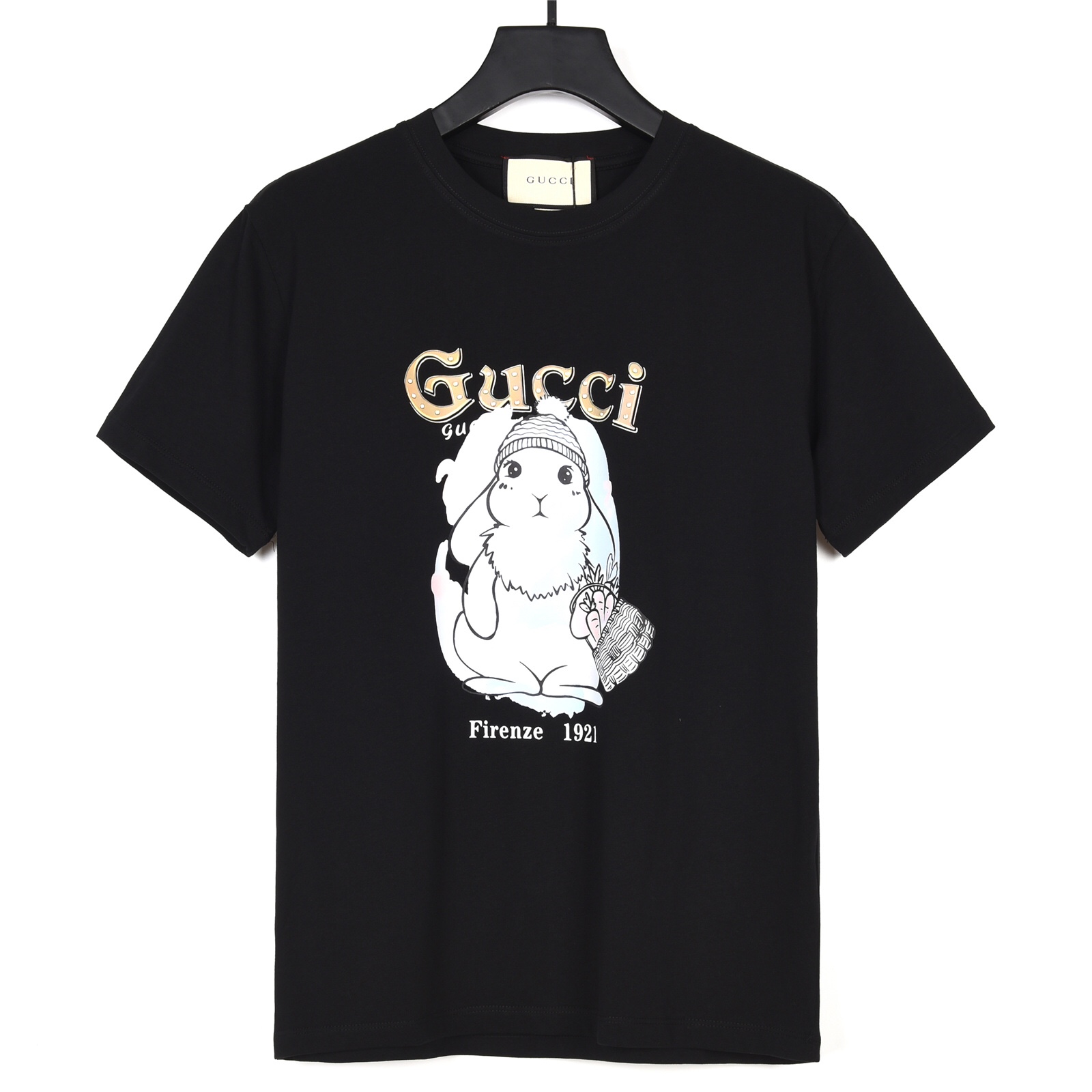 GUCCI 古驰 23Fw夏季猫咪印花短袖