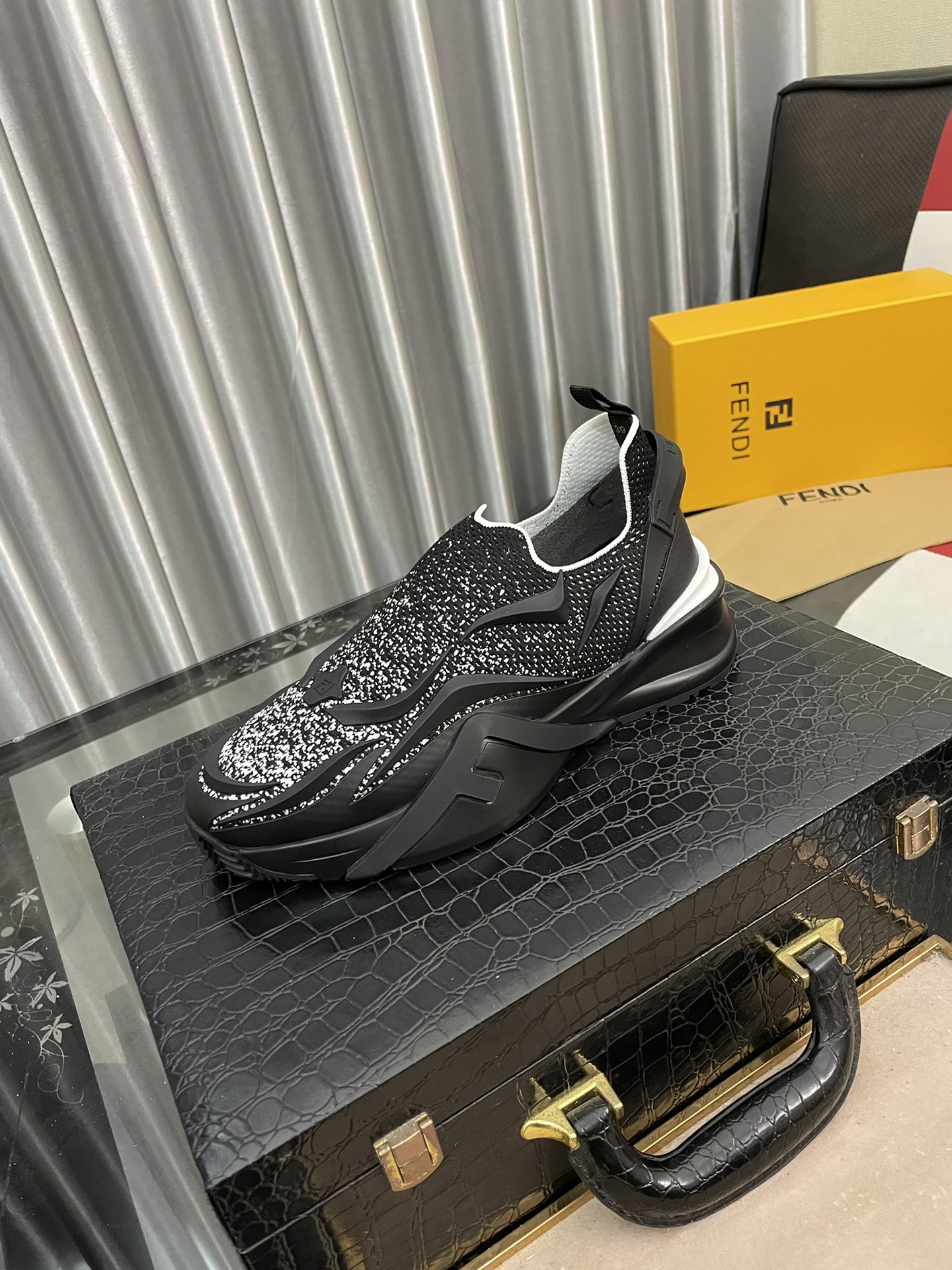 Fendi Shoes Sneakers Printing TPU Sweatpants