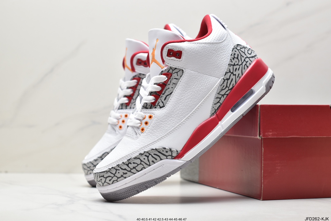 Nike Air Jordan 3 RetroDesert Cement ”Michael · AJ3 mid-generation retro casual sports culture basketball shoes CT8532-008