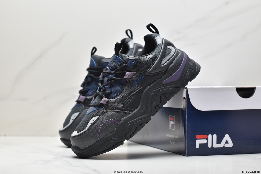 Fila FUSION Arceus Arceus big eyes series daddy style increased retro neutral casual sports jogging shoes F12W312117FDB