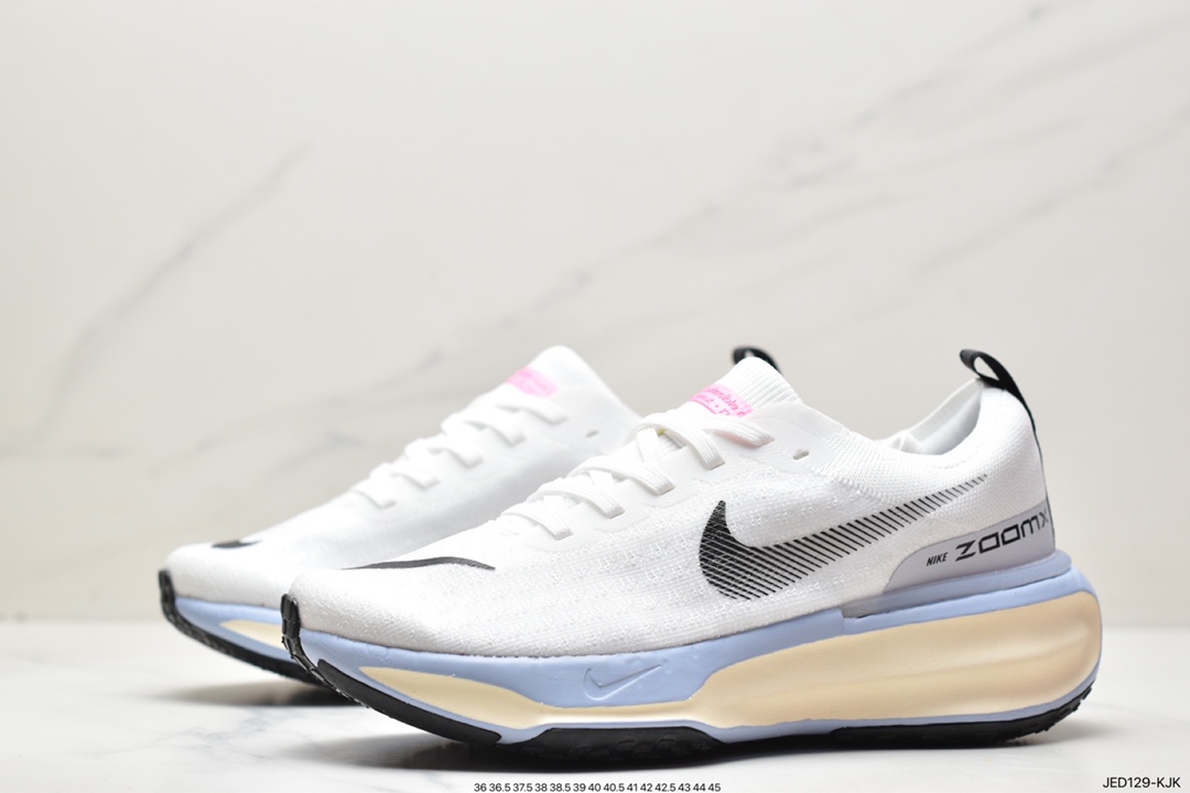 150 耐克NIKE ZOOMX INVINCIBLE RUN FK3 短跑马拉松系带系列轻量休闲运动慢跑鞋 DR2615-100