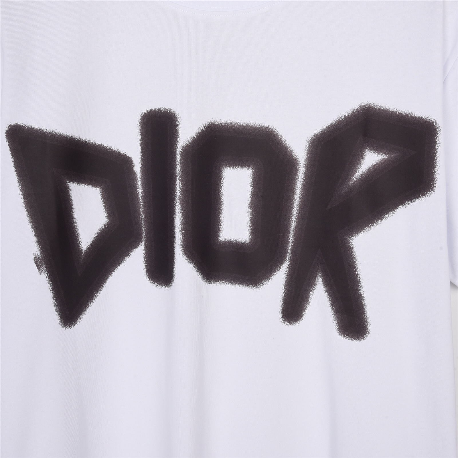 Dior/迪奥23Fw夏季新款手绘大字母logo印花短袖