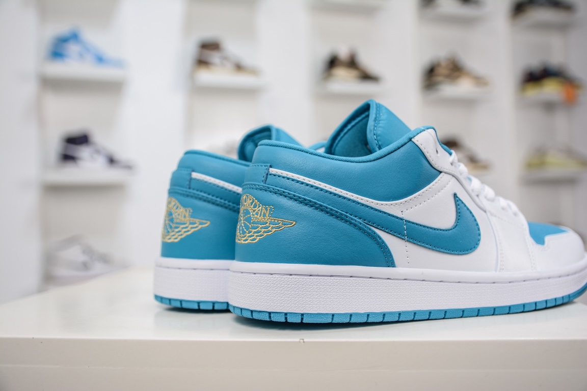 200 原装Nike Air Jordan 1 Low GS”White/Black/Pink”AJ1乔丹一代低帮篮球鞋 553558-174