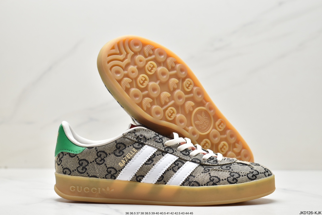 Heavy joint Adidas originals x Gucci Gazelle joint classic casual sneakers