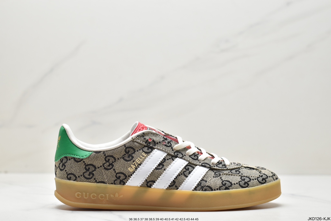 Heavy joint Adidas originals x Gucci Gazelle joint classic casual sneakers