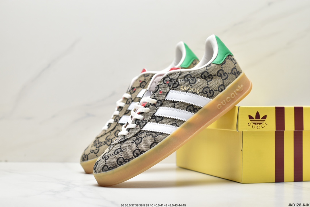 Heavy joint Adidas originals x Gucci Gazelle joint classic casual sneakers