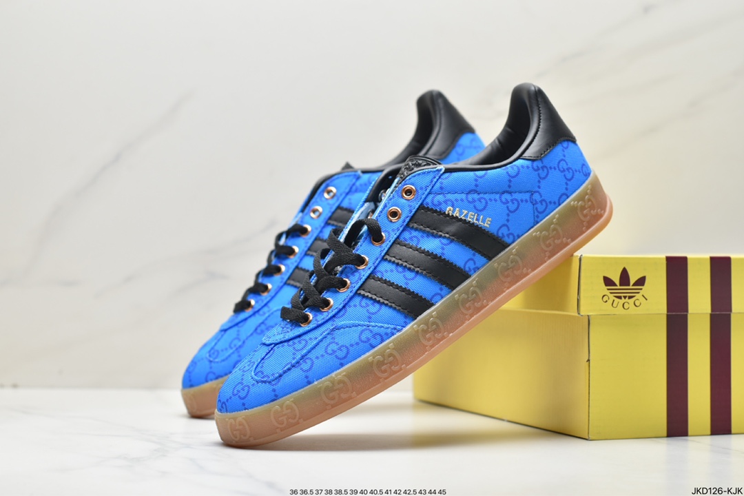 Heavy joint Adidas originals x Gucci Gazelle joint classic casual sneakers