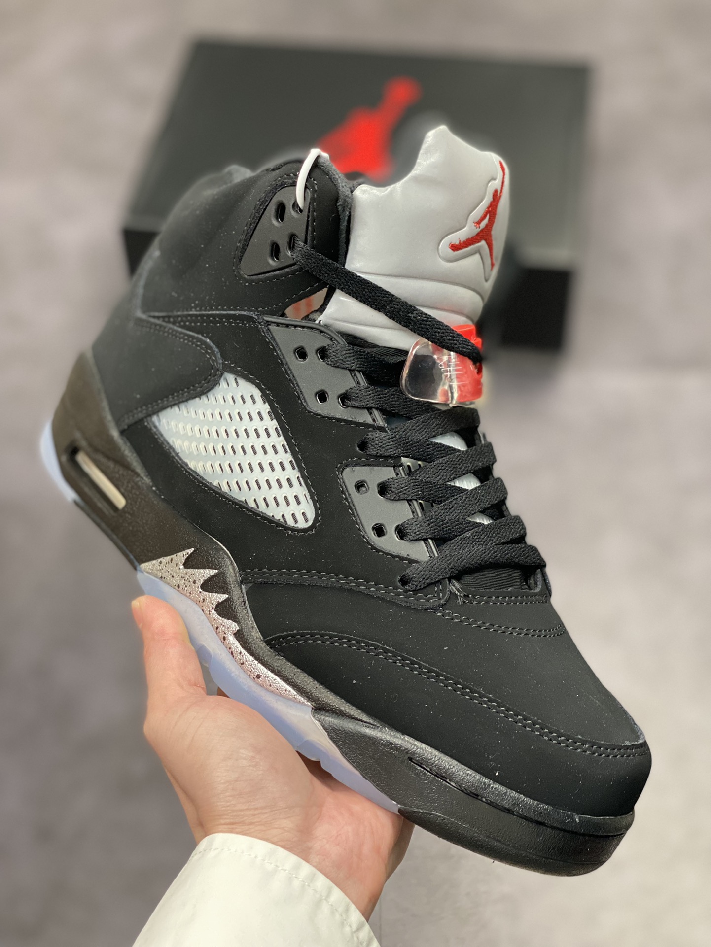 Air Jordan 5 Retro Black Metallic 黑银 845035-003