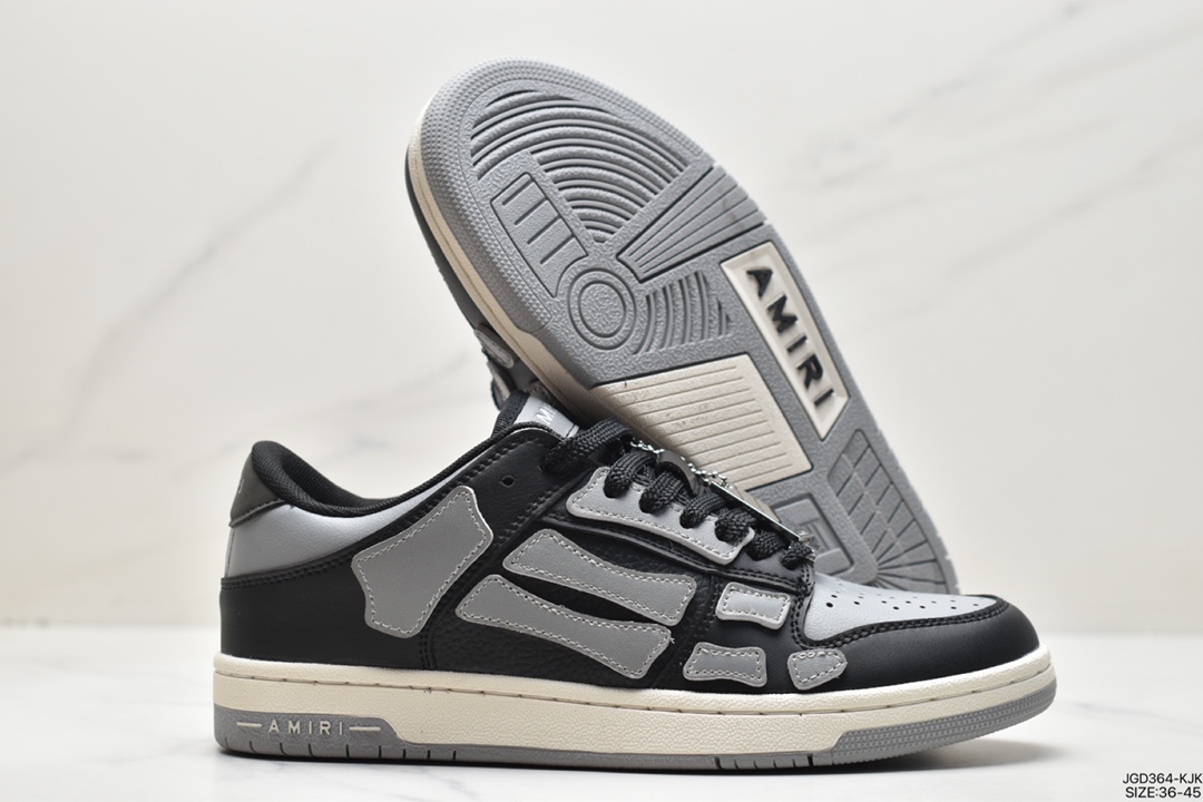 Known as the king of the streets of Los Angeles, the high-end luxury brand AMIRI/AMIRI Skeleton Low-Skel top Sneakers skeleton series low-top