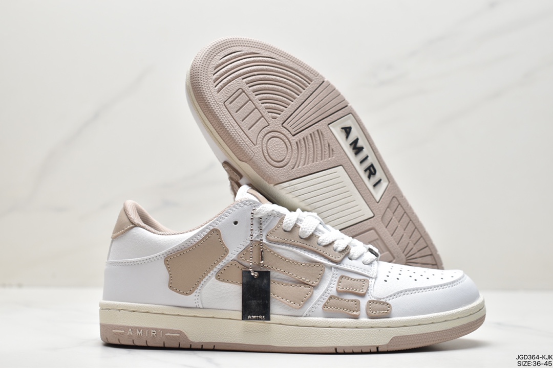 Known as the king of the streets of Los Angeles, the high-end luxury brand AMIRI/AMIRI Skeleton Low-Skel top Sneakers skeleton series low-top