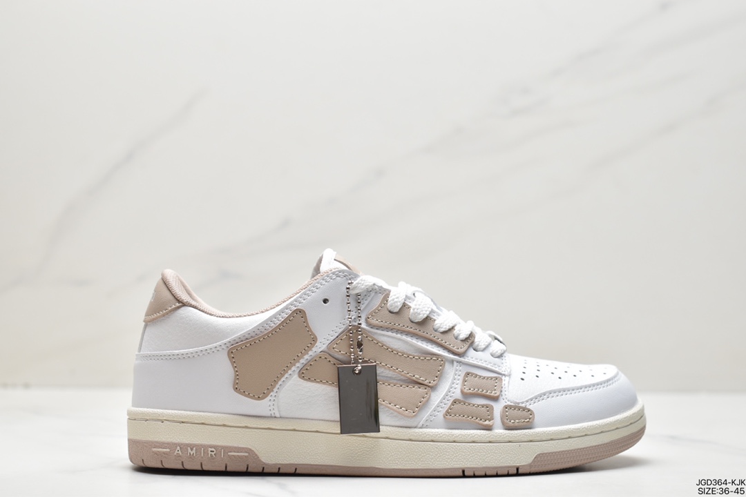 Known as the king of the streets of Los Angeles, the high-end luxury brand AMIRI/AMIRI Skeleton Low-Skel top Sneakers skeleton series low-top