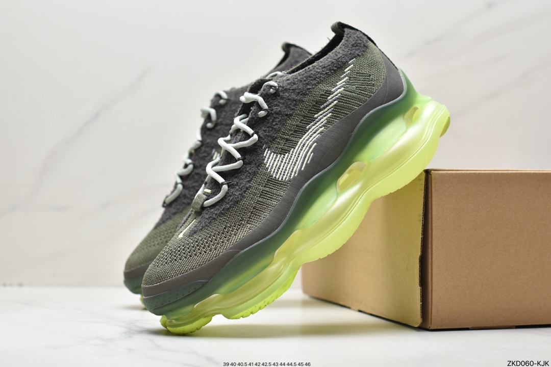 270 耐克Nike Air Max Scorpion Flyknit”Phantom/Black/Light Cream”2022款超级大气垫系列 DJ4701-300