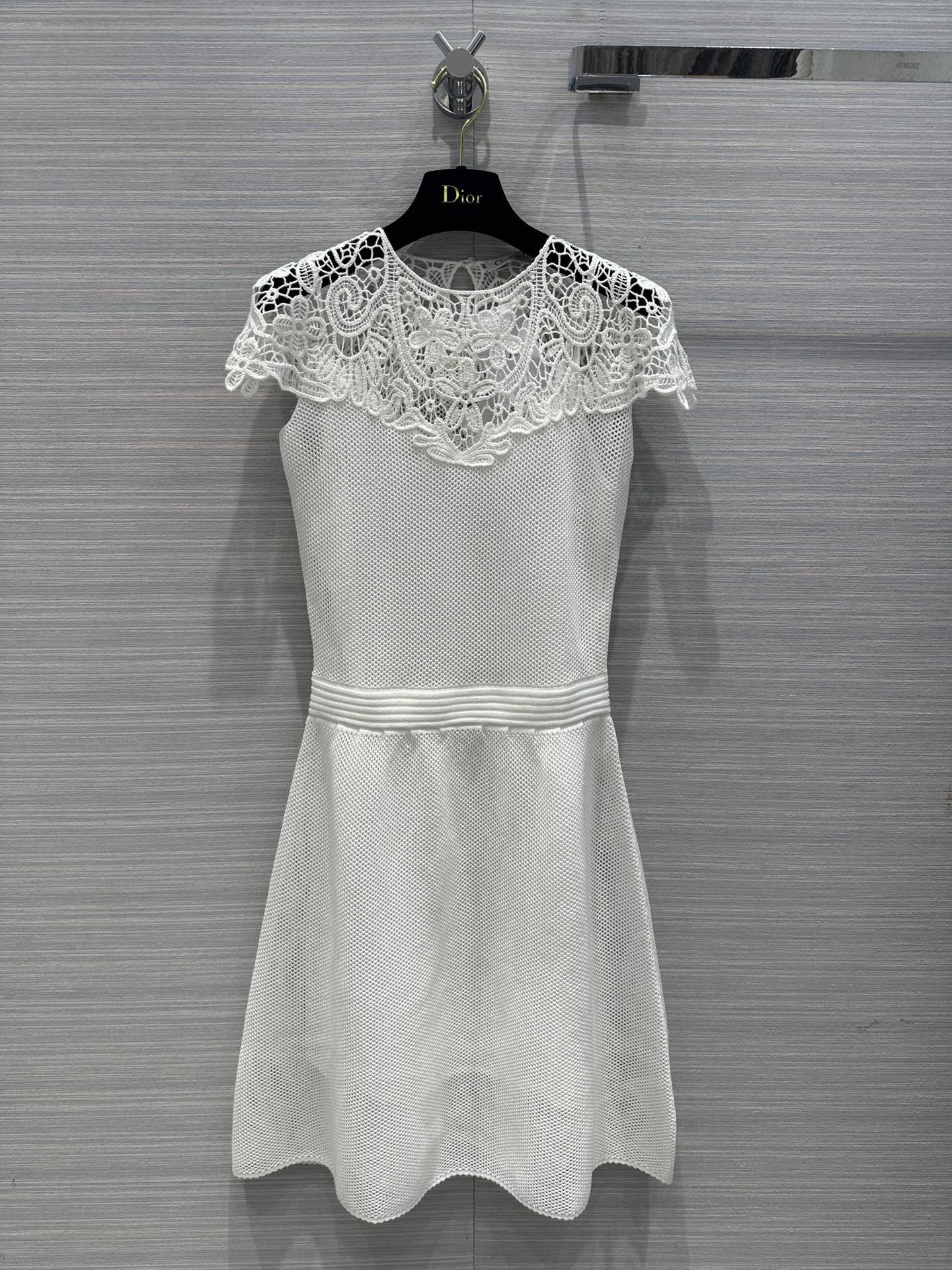 Best Like
 Dior Clothing Dresses White Embroidery Cotton Knitting Spring/Summer Collection