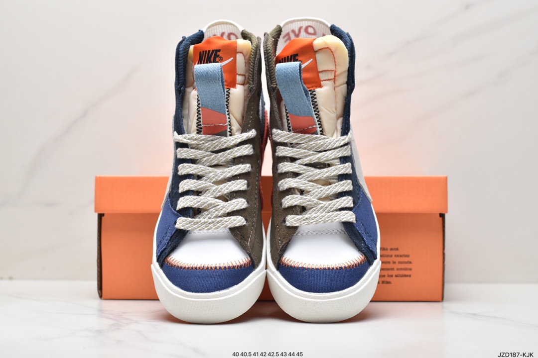 140 耐克Nike Blazer MID 77 Vntg开拓者 大勾 复古经典中帮百搭休闲运动板鞋DQ5080-001
