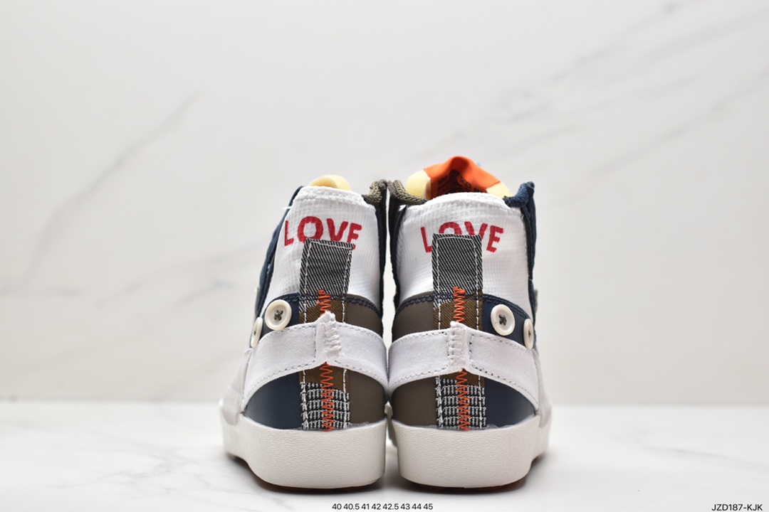 140 耐克Nike Blazer MID 77 Vntg开拓者 大勾 复古经典中帮百搭休闲运动板鞋DQ5080-001