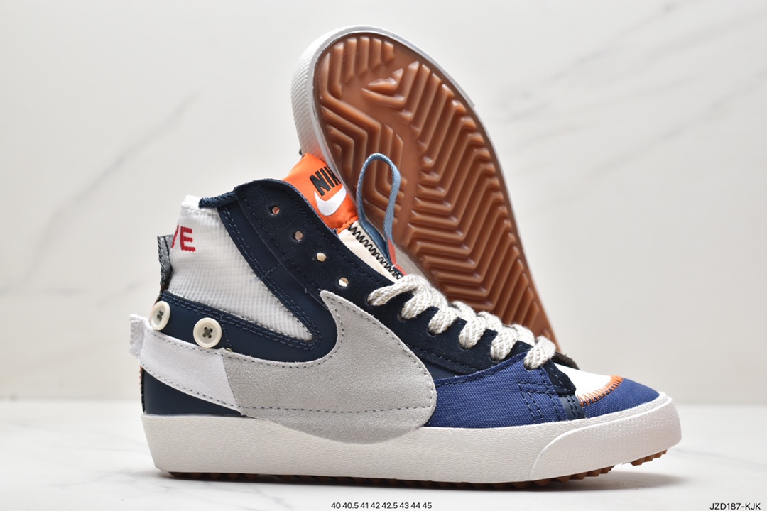 140 耐克Nike Blazer MID 77 Vntg开拓者 大勾 复古经典中帮百搭休闲运动板鞋DQ5080-001