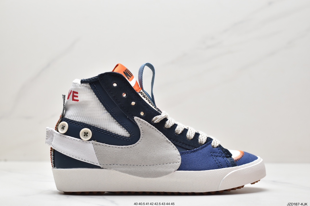 140 耐克Nike Blazer MID 77 Vntg开拓者 大勾 复古经典中帮百搭休闲运动板鞋DQ5080-001