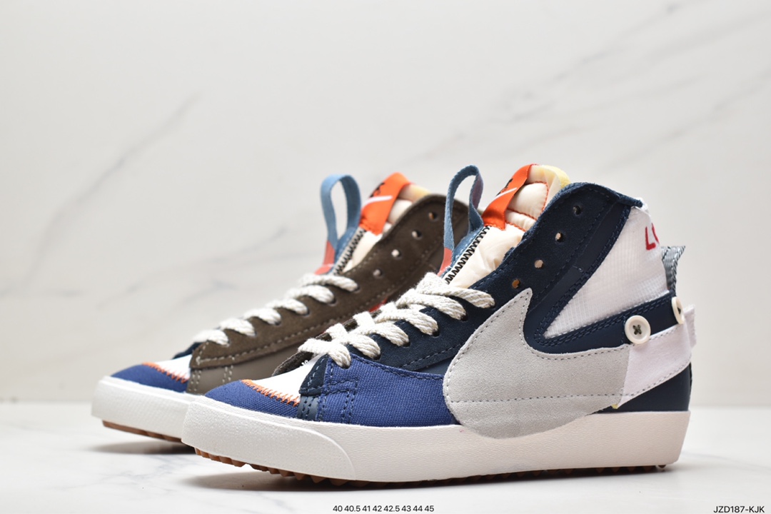 140 耐克Nike Blazer MID 77 Vntg开拓者 大勾 复古经典中帮百搭休闲运动板鞋DQ5080-001