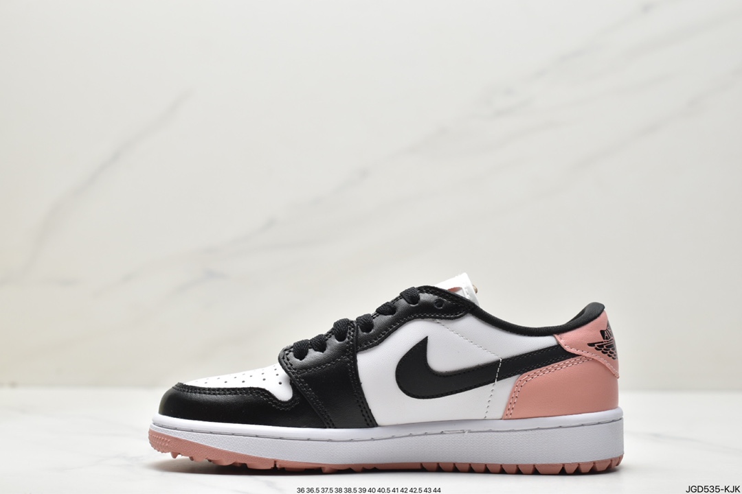 170 Air Jordan 1 Low AJ1低帮 高尔夫 黑白粉 DD9315-106