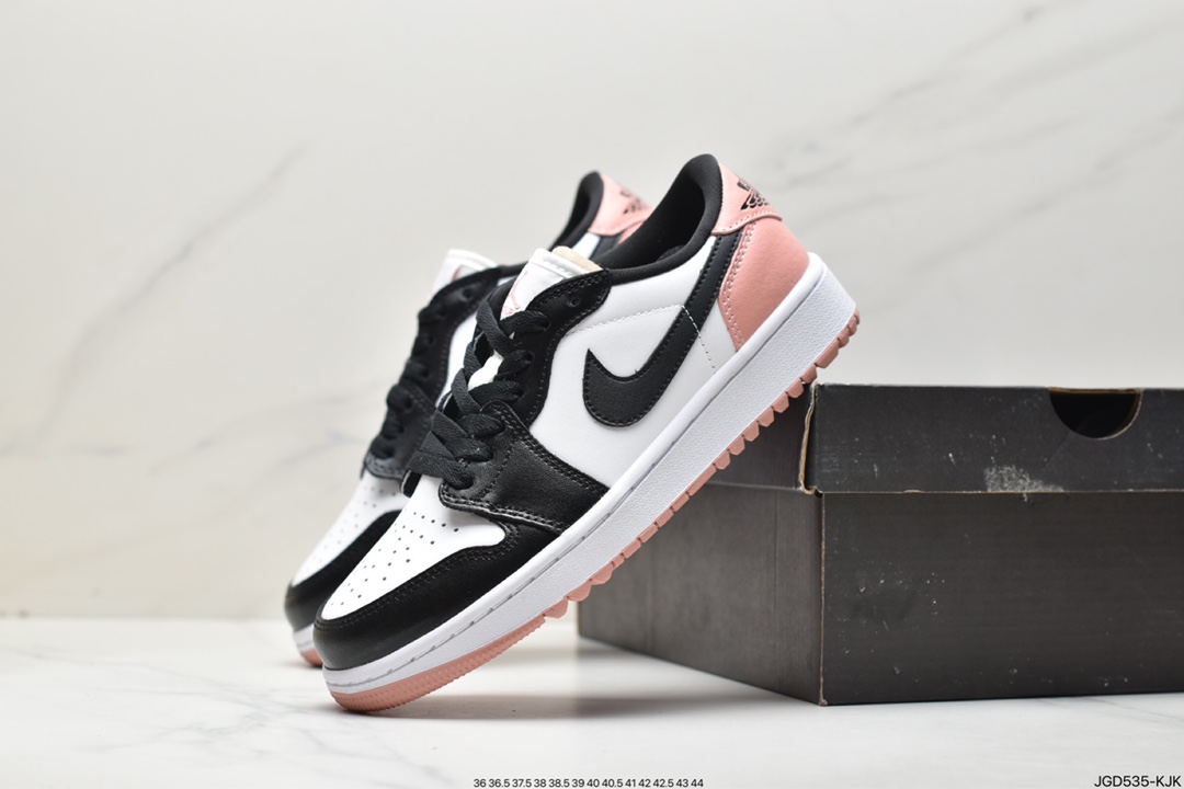 170 Air Jordan 1 Low AJ1低帮 高尔夫 黑白粉 DD9315-106