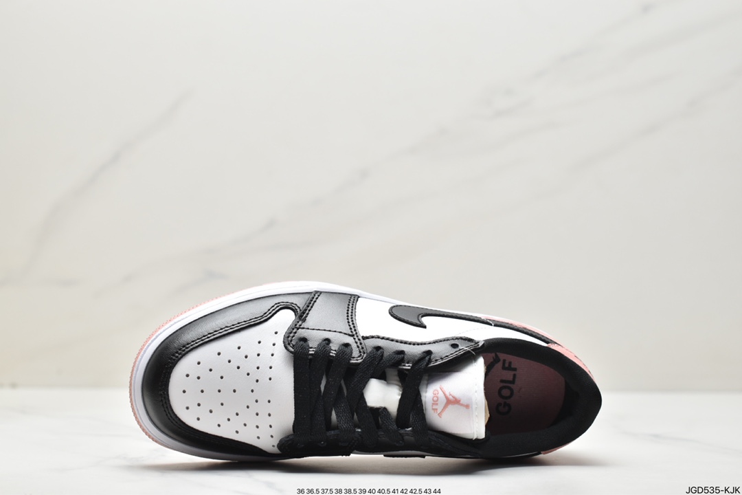 170 Air Jordan 1 Low AJ1低帮 高尔夫 黑白粉 DD9315-106