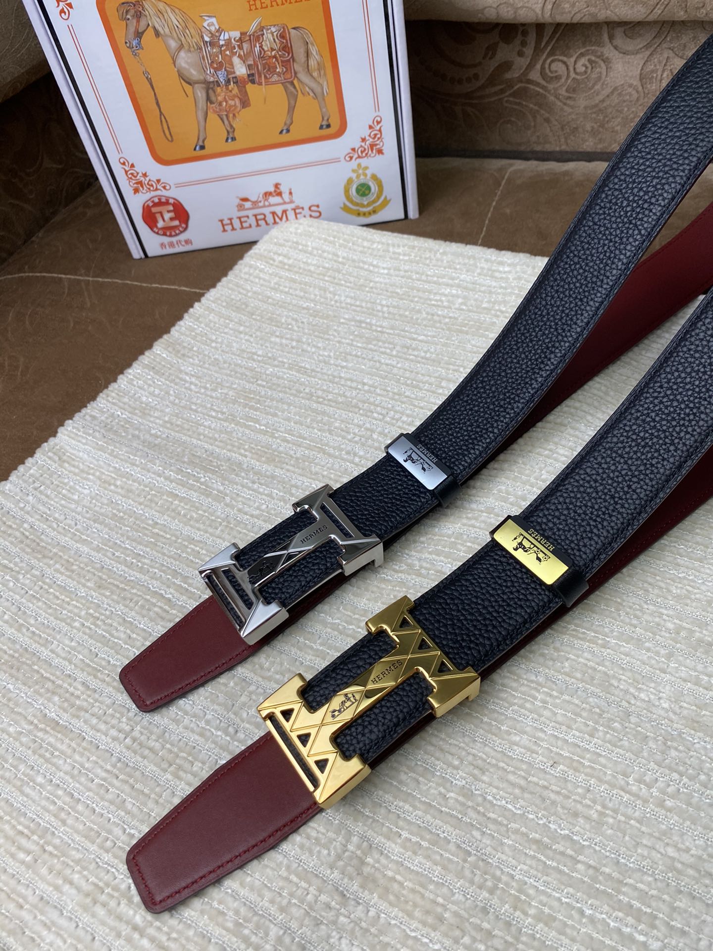 1:1
 Hermes Belts Cheap Replica
 Steel Buckle Cowhide Genuine Leather Fashion