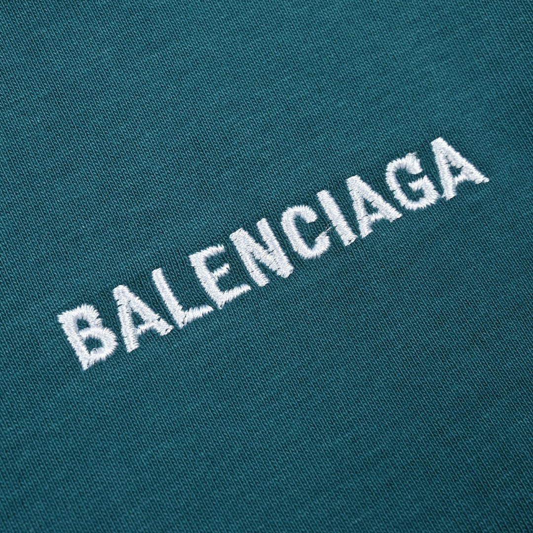 170 Balenciaga/巴黎世家 21ss 刺绣字母短袖T恤