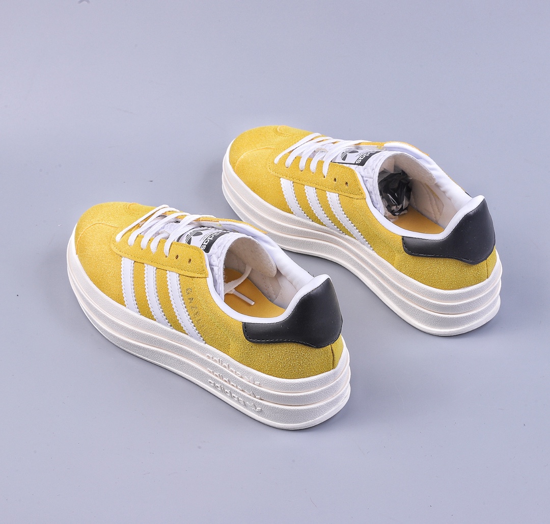 Adidas Gazelle Bold W thick-soled low-top retro all-match casual sports shoes HQ6891