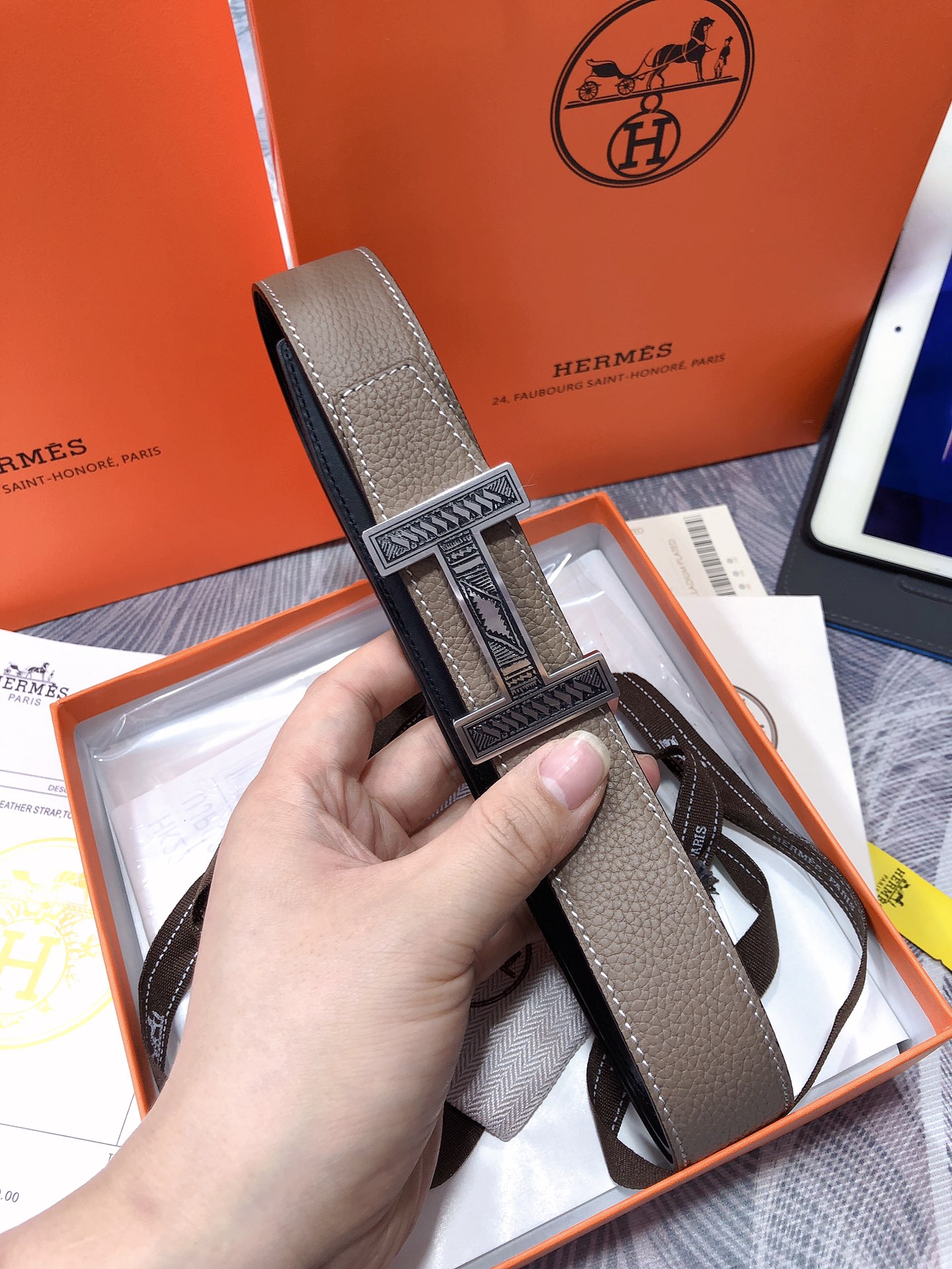 Hermes.爱马仕全套包装宽度3.