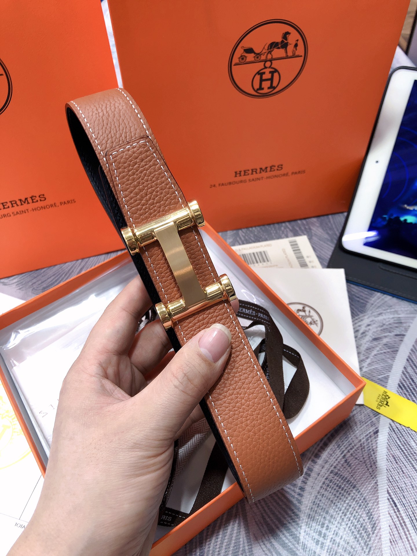 Hermes.爱马仕全套包装宽度3.