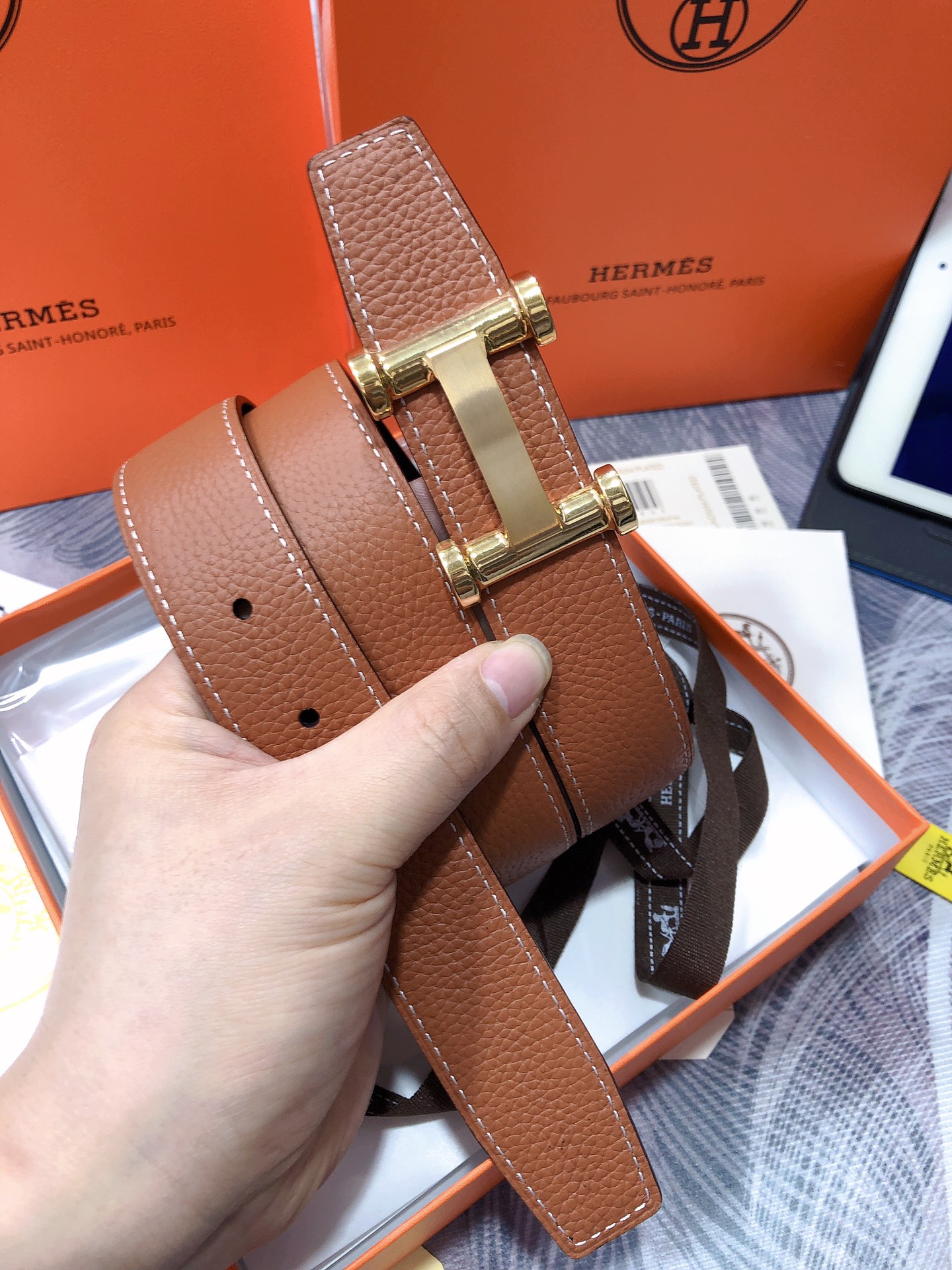 Hermes.爱马仕全套包装宽度3.