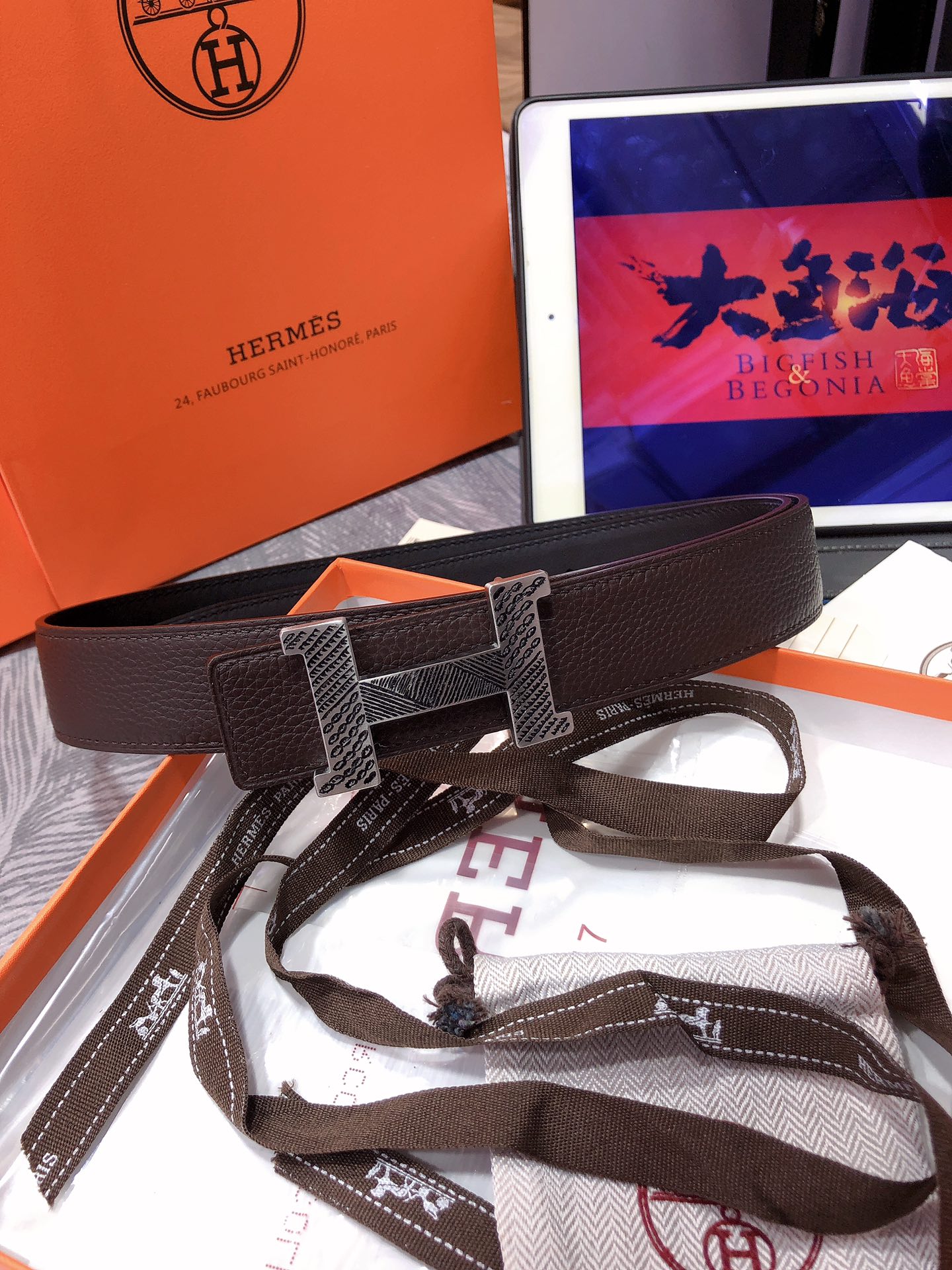 Hermes.爱马仕全套包装宽度32