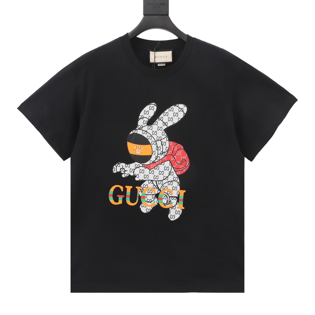 Gucci/古驰 兔子印花圆领T恤 夏季渠道限定