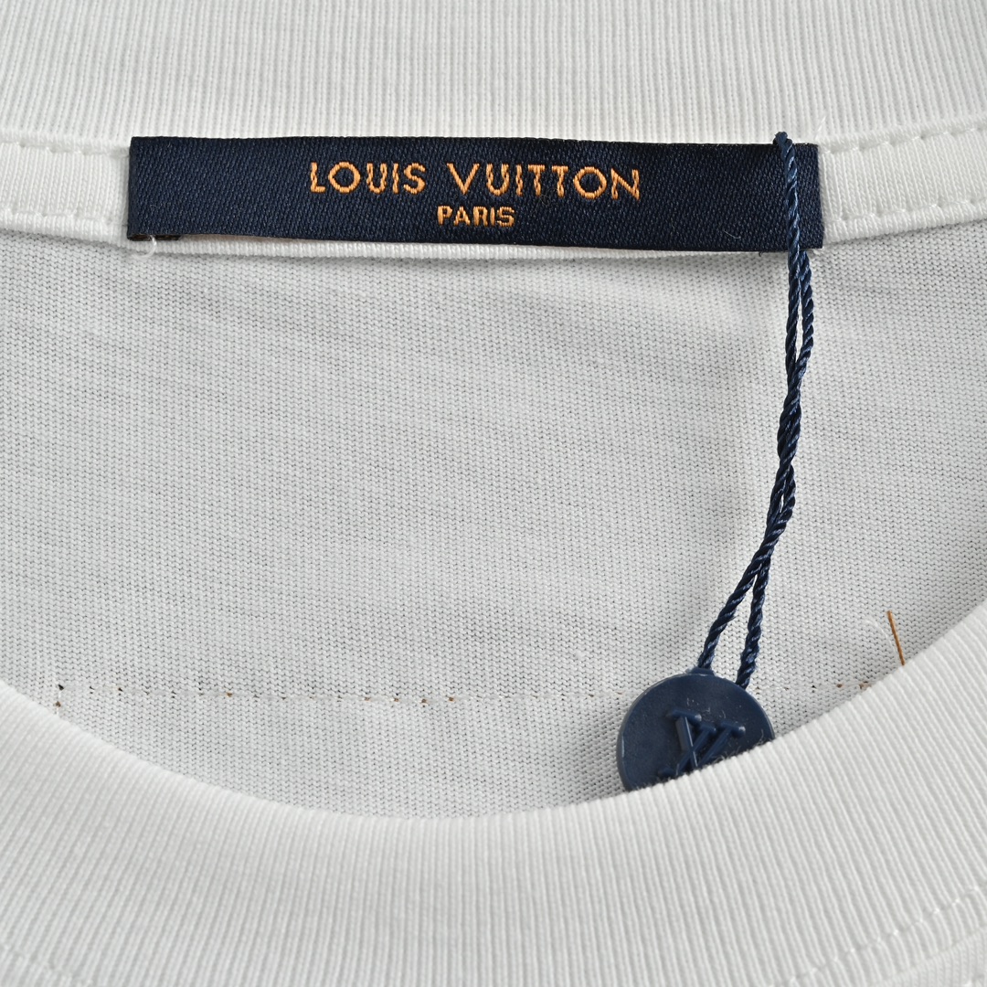 LouisVuitton/路易威登20ss 三花印花短袖