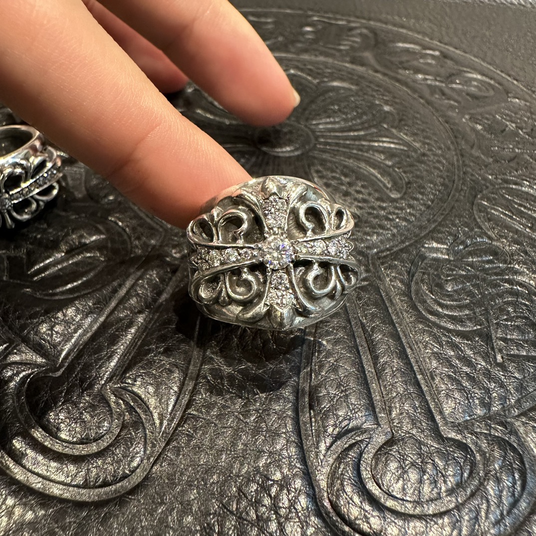 Rings, 925 silver with diamond customization