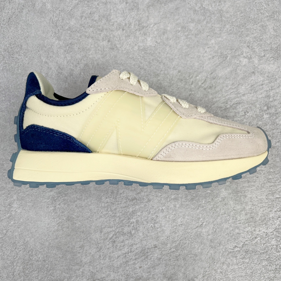 ＃总裁 New Balance 新百伦NB327系列复古休闲运动慢跑鞋 原厂细翻毛 原数据档案结合二次高弾MD材料打造原版鞋底 鞋面由原厂特殊定制材料纹路细腻 多道序QC把关品质完善 细节完美 以更纯粹的复古风格设计打造的全新造型 侧身还以解构设计 将 N 字标志以做旧压花样式呈现，样式别具新意 而麂皮、冲孔皮革的塑造 则呈现出高级怀旧气质 也让鞋款在奢华时装风格与运动氛围之间达到了平衡 尺码：36 37 37.5 38 38.5 39.5 40 40.5 41.5 42 42.5 43 44 44.5 45 46.5-选品中心