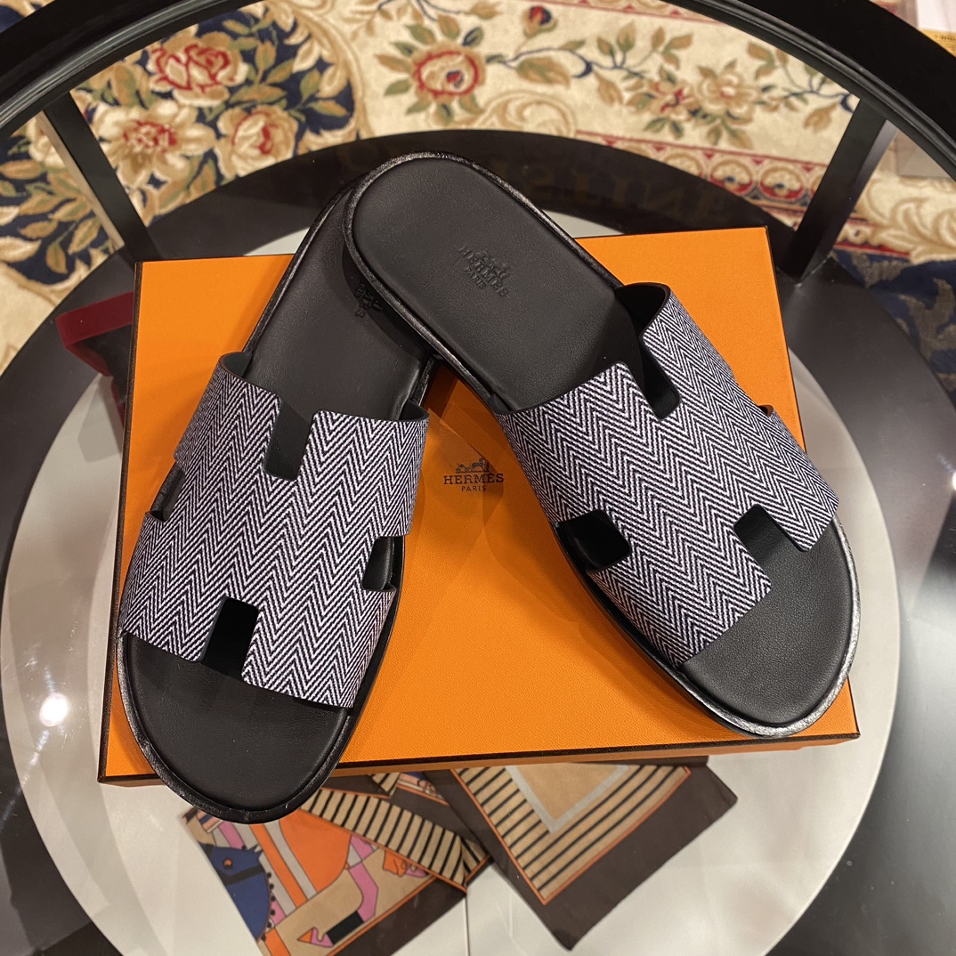 Hermès Herme℃愛玛士 万年 男士 H拖鞋