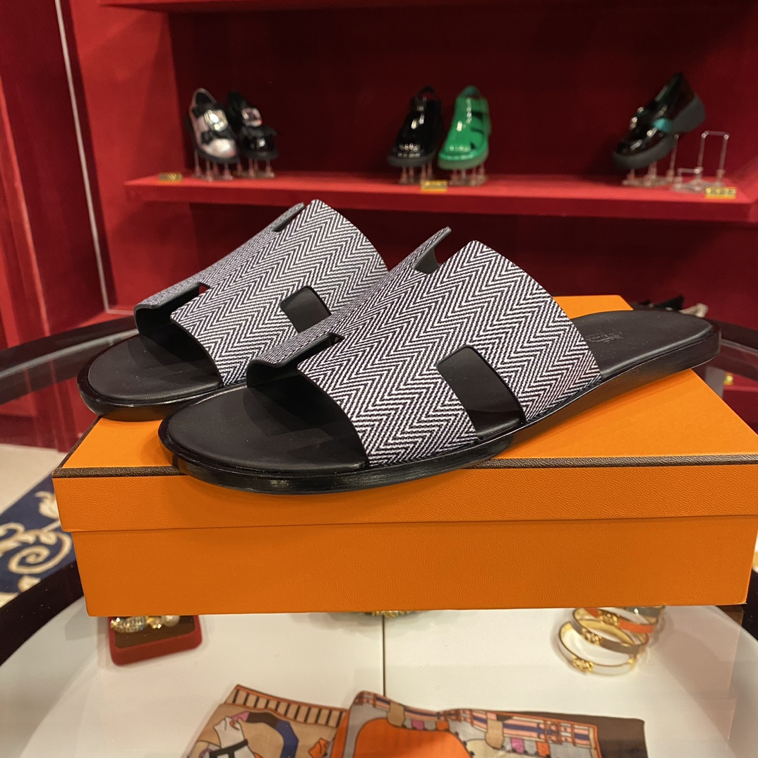 Hermès Herme℃愛玛士 万年 男士 H拖鞋